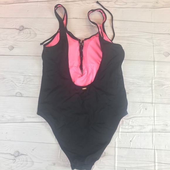 Pink Victoria's Secret Women's Swimsuit SZ S Black - Picture 4 of 8